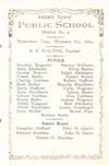 (EDUCATION.) WALTON, B.F. Souvenir 1911.(cover title). Negro Town Public School, District No 3, Tymochee, twp, Wyandot Co., Ohio.